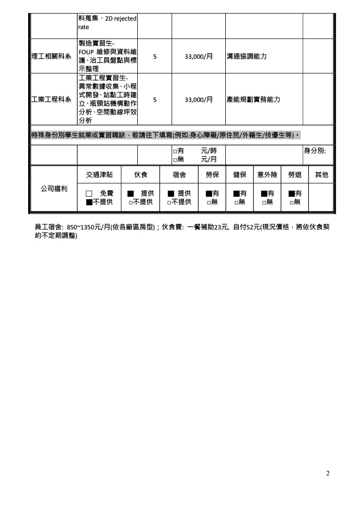 113學年下學期實習機構基本資料表_矽品精密工業股份有限公司-2